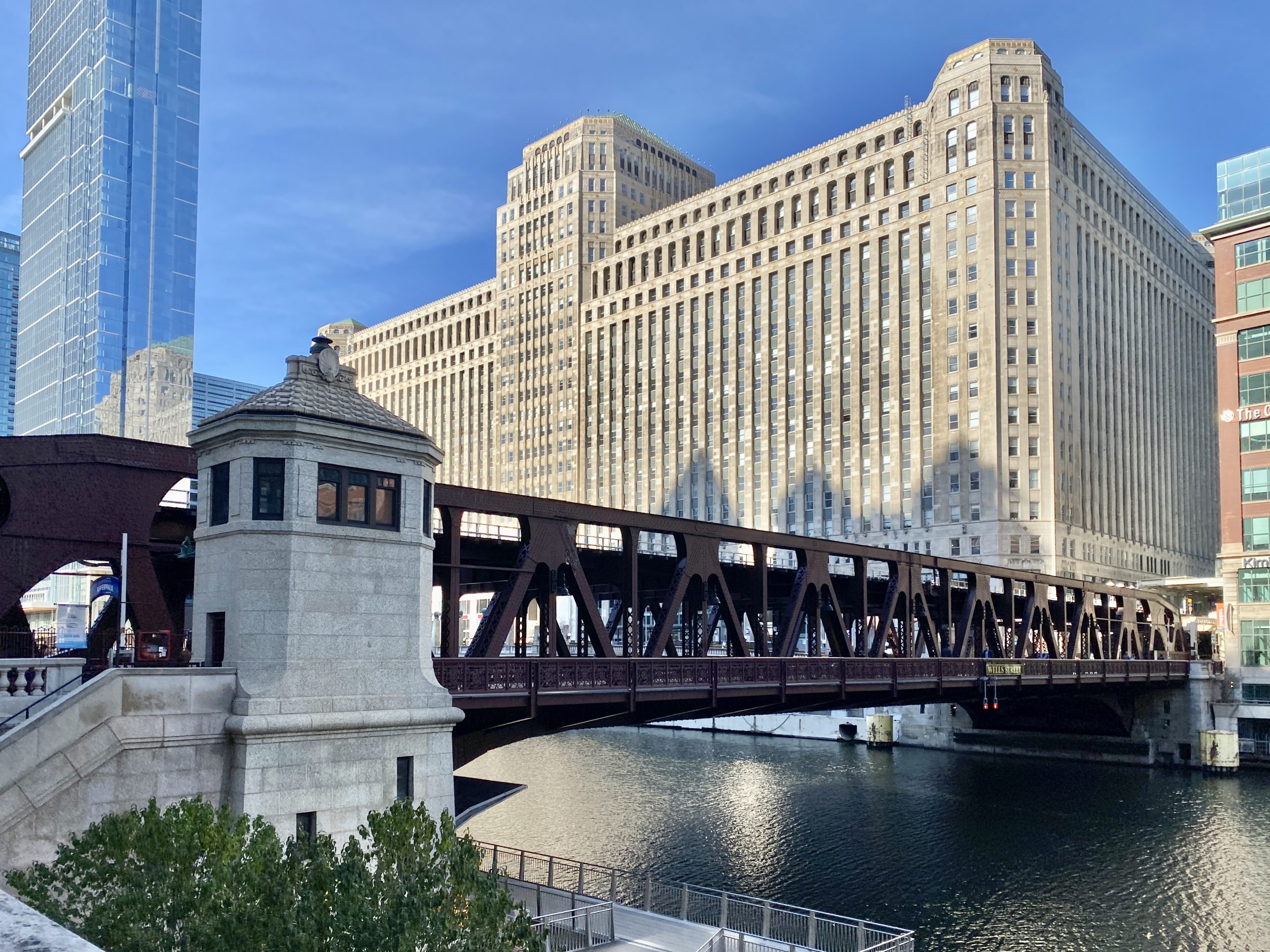Illustrative photo of Merchandise Mart and Wells Street Bridge, not Gingie