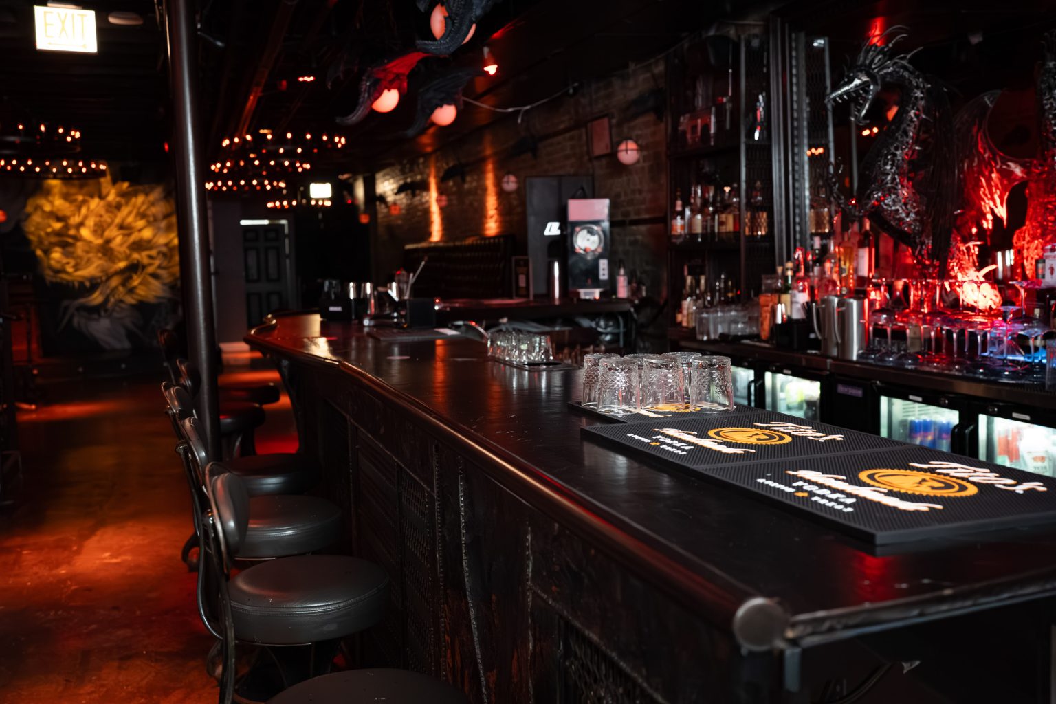 The Lair Chicago dragon basement bar under Stardust in River North
