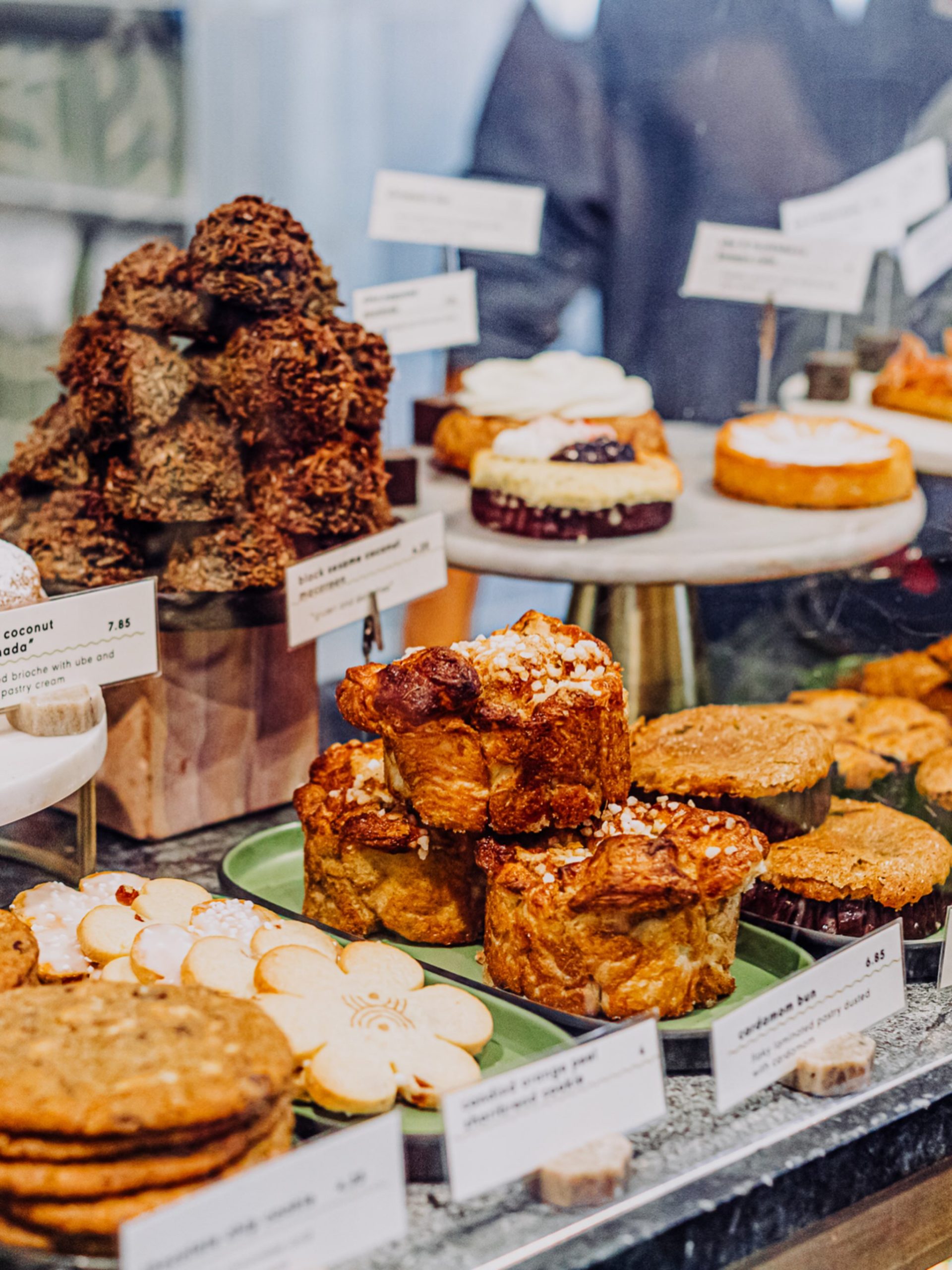 Daytime pastry case at Kasama Chicago