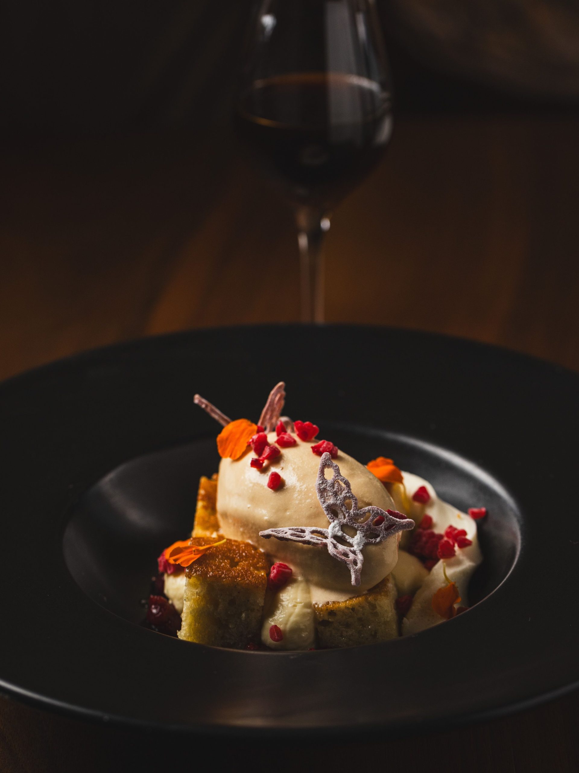 Susu Chicago Raspberry Yuzu Rose Love Cake dessert showing pastry craft