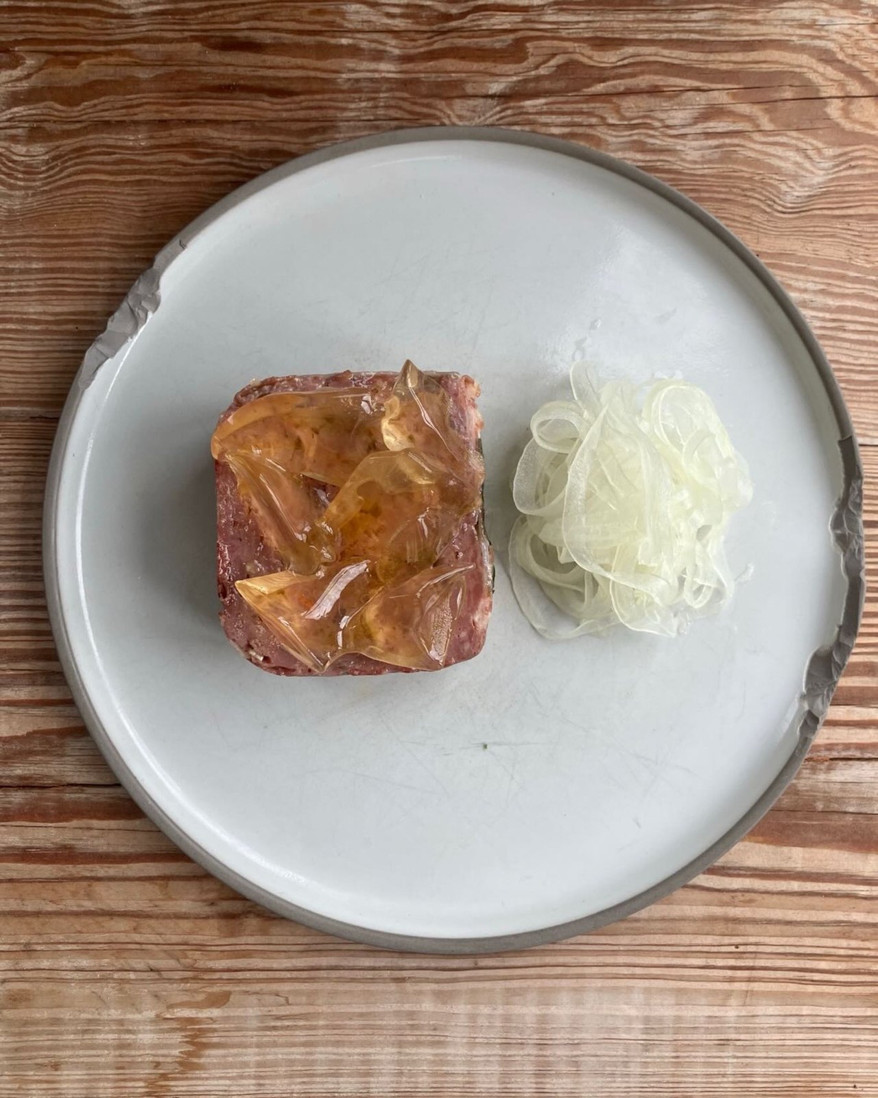 Banchet Awards 2027 finalist Cellar Door Provisions pork heart terrine plated in Logan Square