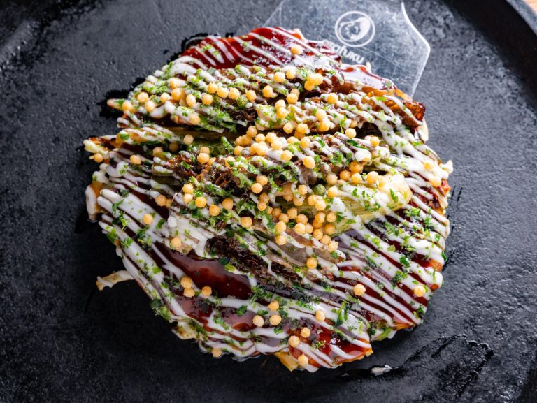 gaijin chicago osaka style okonomiyaki kewpie bonito
