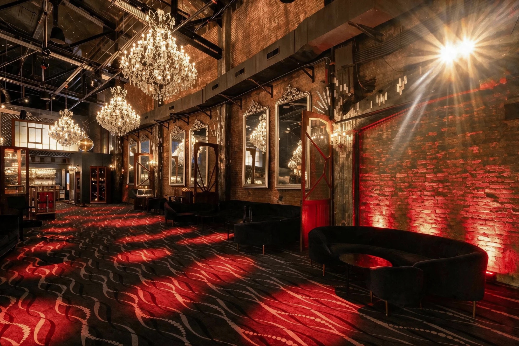 Kermess Lounge seating above Cambria Hotel Chicago Loop