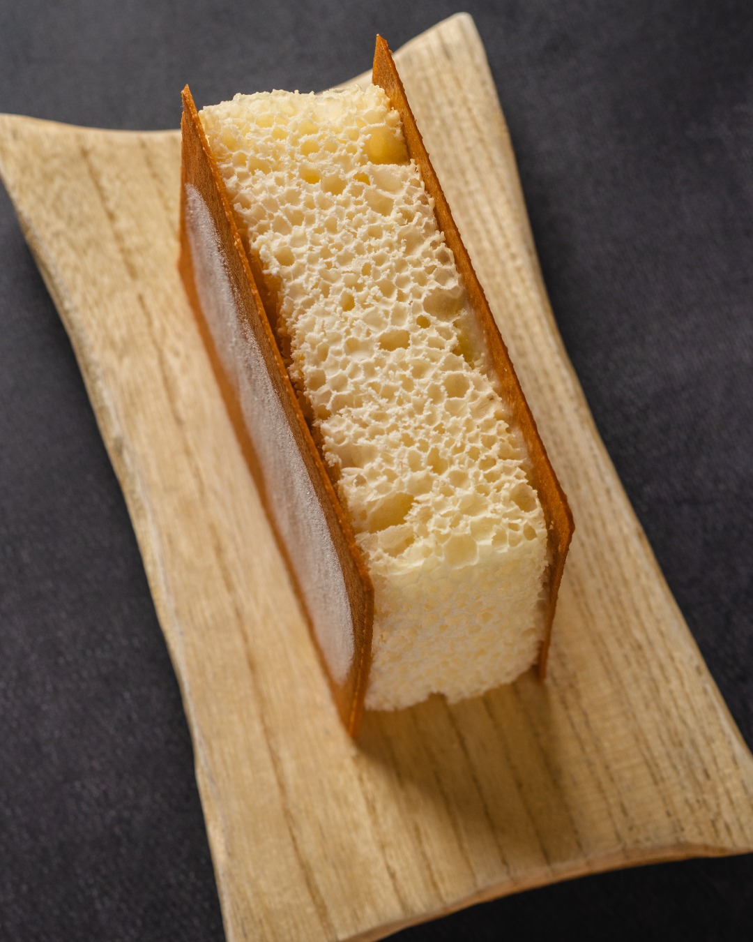 Smyth Chicago Corn Cloud sandwich with corn tuiles and masa butter