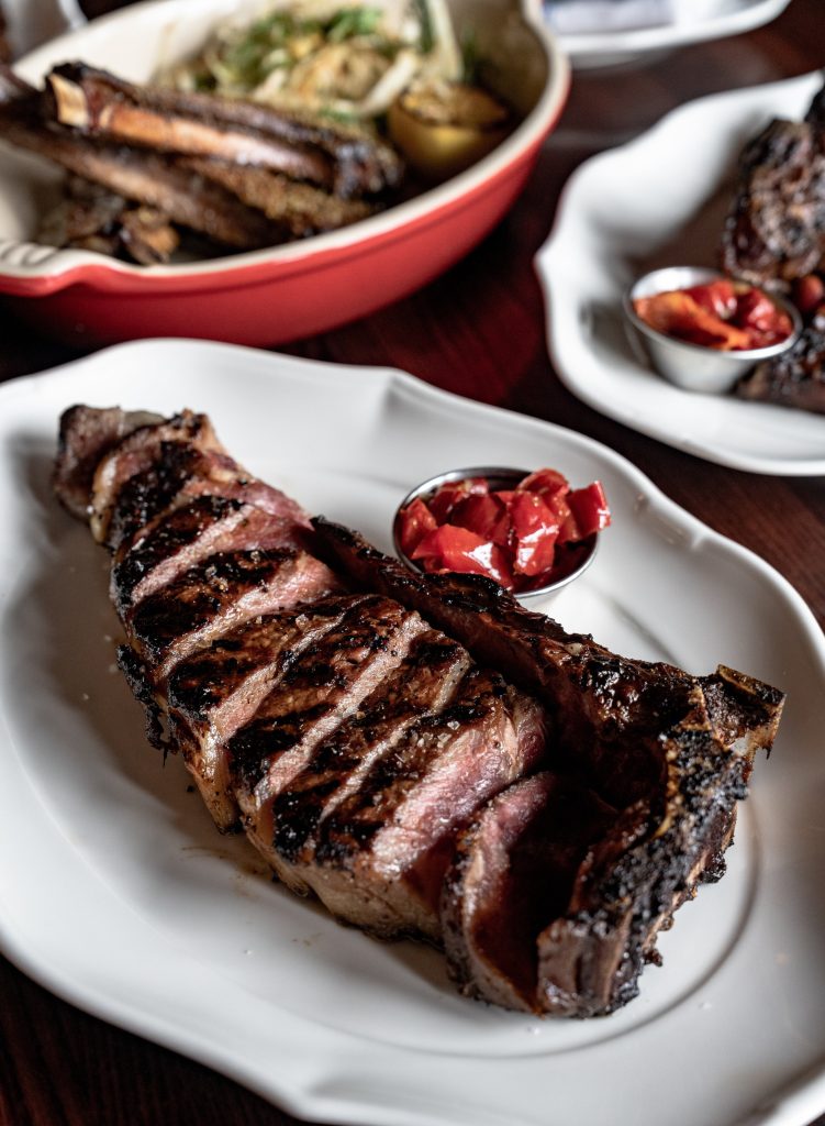 The Bull Moose Chicago: A Fireside Steakhouse Above Beaumont’s Where Every Dry-Aged Steak Comes as a Full Dinner
